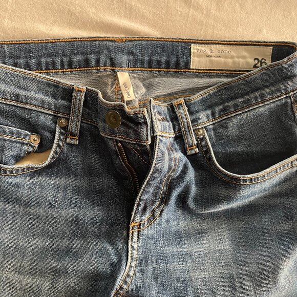Rag & Bone Dre Capri Frayed Ankle Jeans – Size 26 (Excellent Condition) - Picture 2 of 7